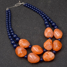 Load image into Gallery viewer, maxi necklace women double layer
