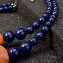 Load image into Gallery viewer, maxi necklace women double layer