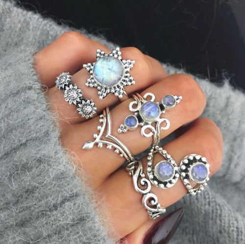 Crystal Ring Set For Women