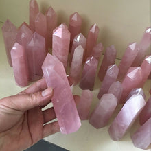 Load image into Gallery viewer, Natural Rock Pink Rose Quartz Crystal