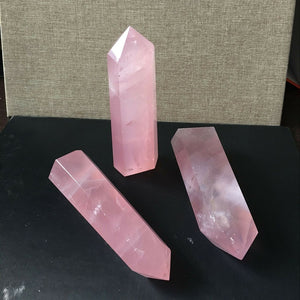 Natural Rock Pink Rose Quartz Crystal