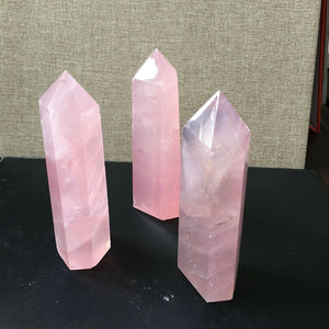 Natural Rock Pink Rose Quartz Crystal