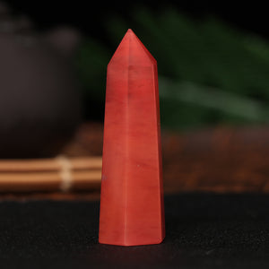 Natural Rare Red Quartz Crystal Single