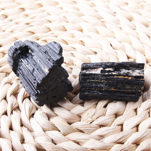 Natural Black Tourmaline Crystal Gemstone
