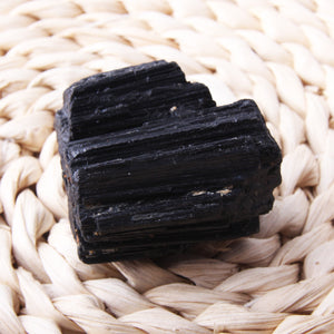 Natural Black Tourmaline Crystal Gemstone