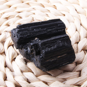 Natural Black Tourmaline Crystal Gemstone