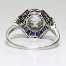 Load image into Gallery viewer, Silver Plated Blue Gems