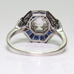 Silver Plated Blue Gems