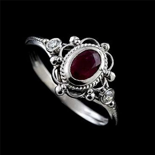 Vintage Promise Ring Purple