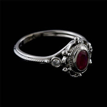 Load image into Gallery viewer, Vintage Promise Ring Purple