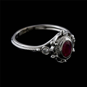 Vintage Promise Ring Purple