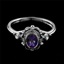 Load image into Gallery viewer, Vintage Promise Ring Purple